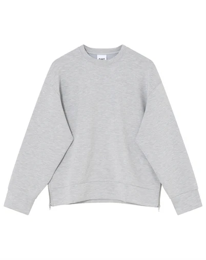 Day Birger et Mikkelsen - Crewa Scuba Sweatshirt - Grey Melange